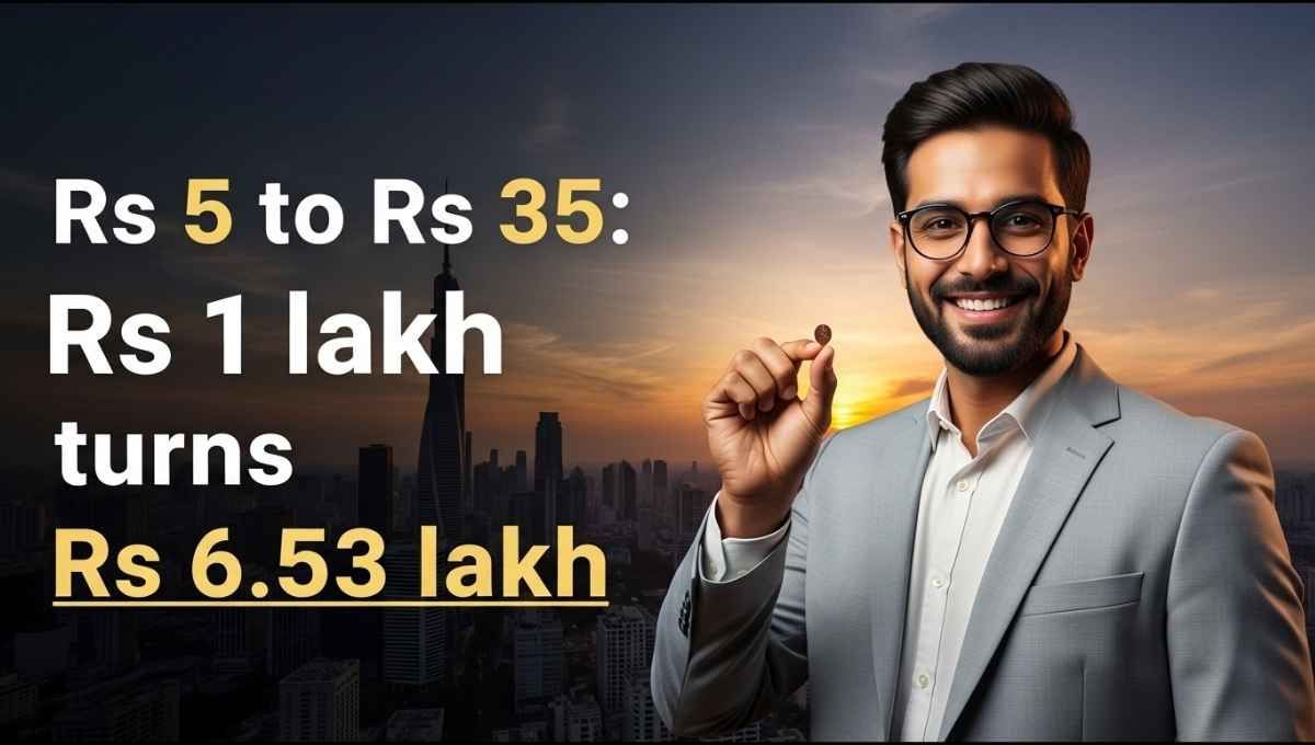 5rs To 35rs Stock 1 Lakh Become 6 Lakh