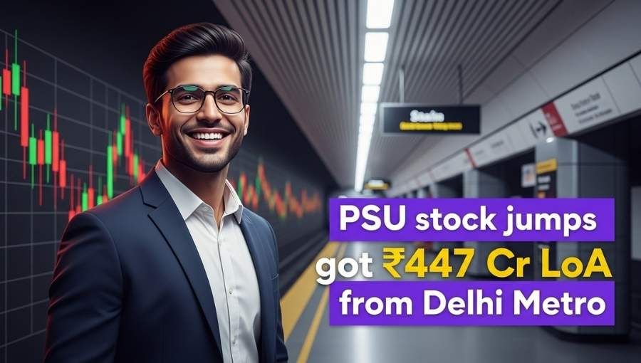 PSU Stock Jump With 447Cr Delhi Metro Order
